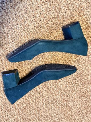 Zapatos de salón Rebelde mujer verde talla 38