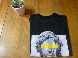 SHEIN camiseta oversized negra nueva