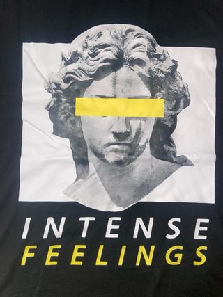 SHEIN camiseta oversized negra nueva