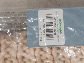 Bufanda cerrada con pelo por dentro suave