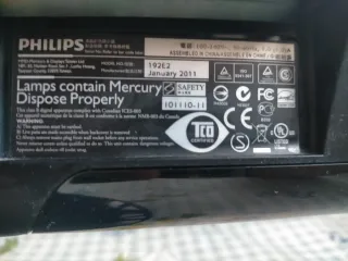 Monitor Philips 15 Nero