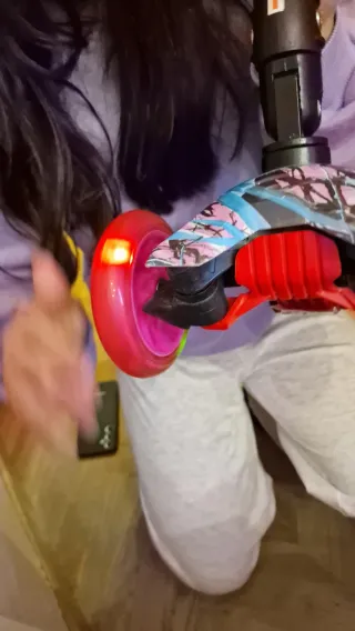 Patinete 3 ruedas con luces