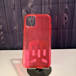 Custodia iPhone 11 Rossa Trasparente