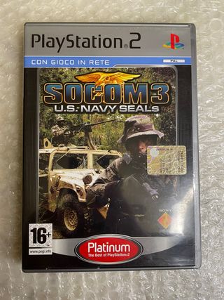 SOCOM 3 U.S. Navy SEALs PS2 Platinum