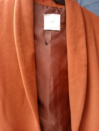 Abrigo chaleco MNG marrón