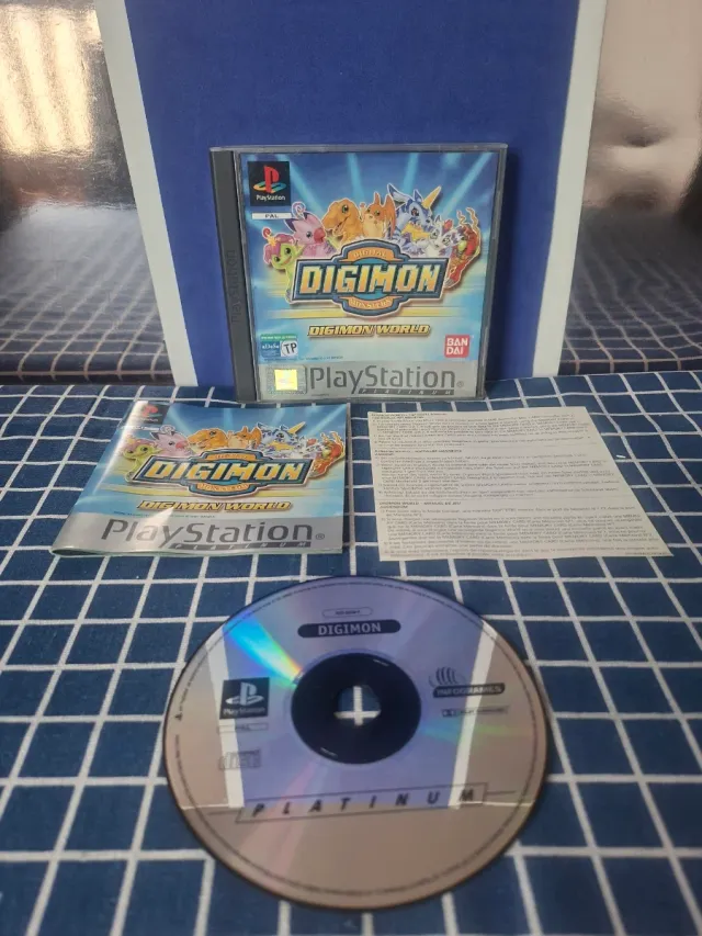PS1 DIGIMON WORLD ORIGINAL COMPLETO