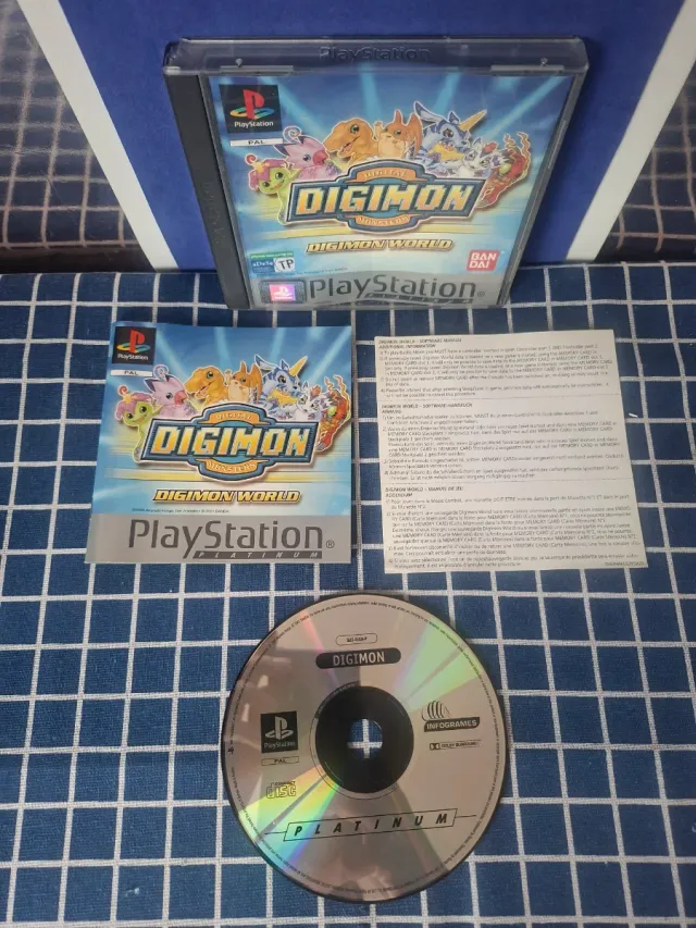 PS1 DIGIMON WORLD ORIGINAL COMPLETO