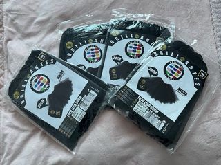 Tutu negro liso 30cm Brillantes