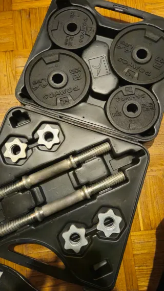 Set Mancuernas 20kg Domyos