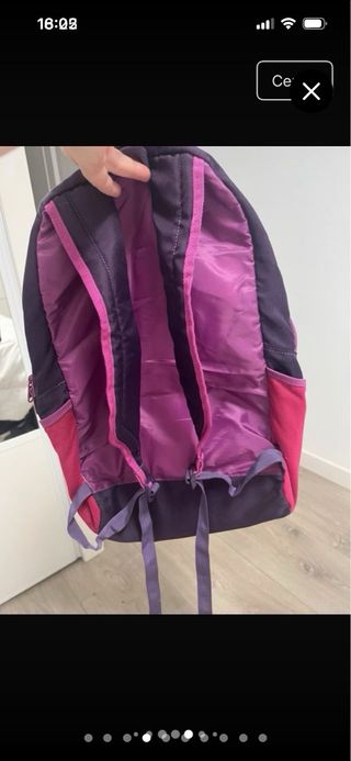 Mochila ligera con capacidad