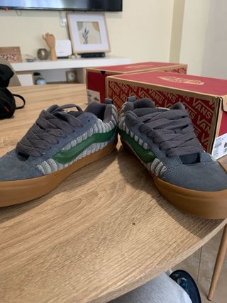 Vans Knu Skool Gris y Verde