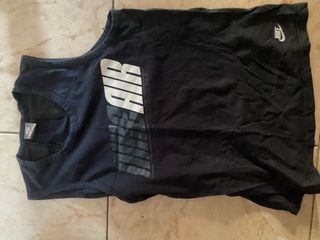 Camiseta sin mangas Nike AIR Negra