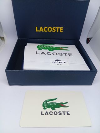 Cartera Lacoste Azul Marino Nueva