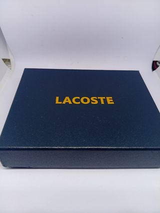 Cartera Lacoste Azul Marino Nueva