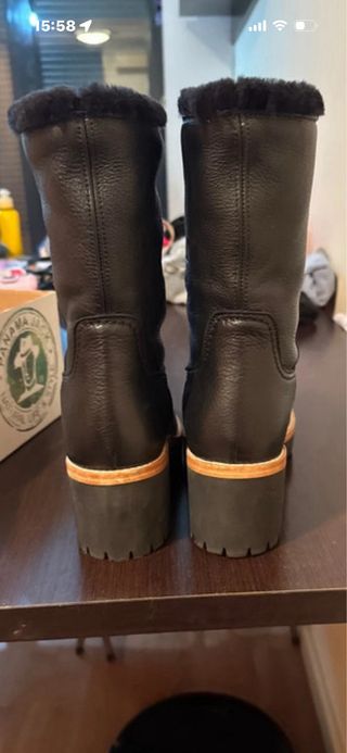 Botines Panamá negros con forro