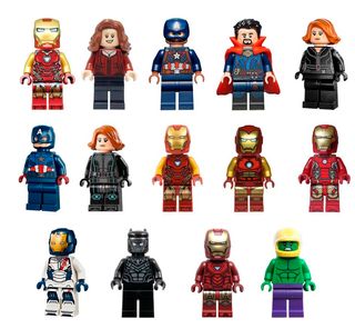 Lote LEGO Marvel Minifiguras Avengers