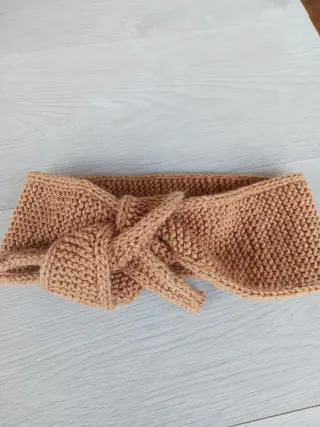 Bufanda de cuello Sophie color beige