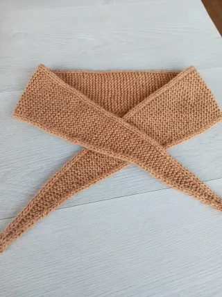 Bufanda de cuello Sophie color beige