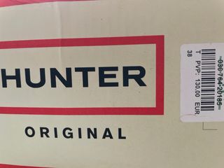 Botas Hunter Negras Talla 38