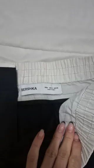 Minifalda mujer negra con bolsillos