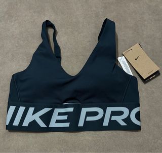 Sujetador deportivo azul oscuro Nike Pro talla S