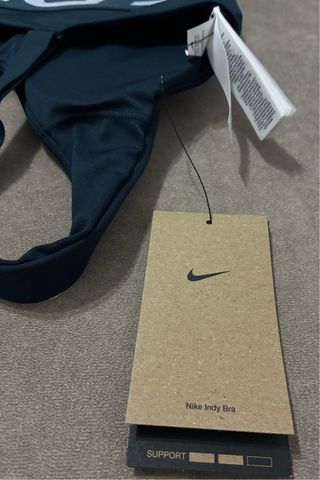 Sujetador deportivo azul oscuro Nike Pro talla S