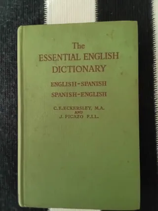 Lote di Libri di Grammatica e Dizionario Inglese Vintage