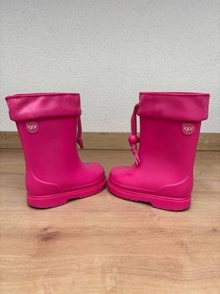 Botas Igor rosas niña Talla 22