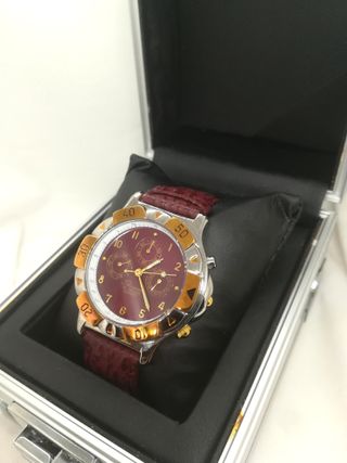 Reloj Cronógrafo Vintage TERMIDOR 1990 Oro/Rojo