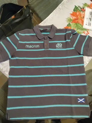 Polo Macron Rugby Scozia Uomo Taglia M