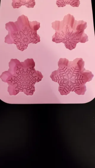 Stampo silicone fiocchi di neve