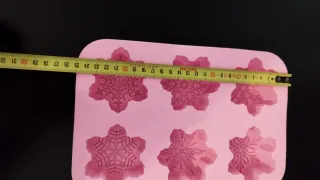 Stampo silicone fiocchi di neve