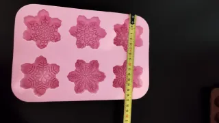 Stampo silicone fiocchi di neve