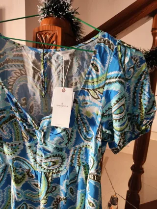 Vestido Springfield estampado paisley