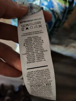 Vestido Springfield estampado paisley