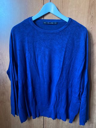 Jersey Zara Azul Talla M