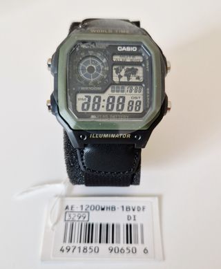 Reloj Casio AE1200WHB-1BV Original Nuevo