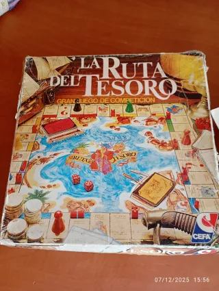 La Ruta del Tesoro Juego de Mesa Años 80