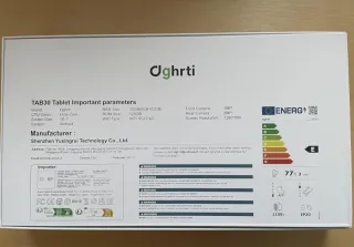 Tablet Android 15 128GB 30GB RAM Nero