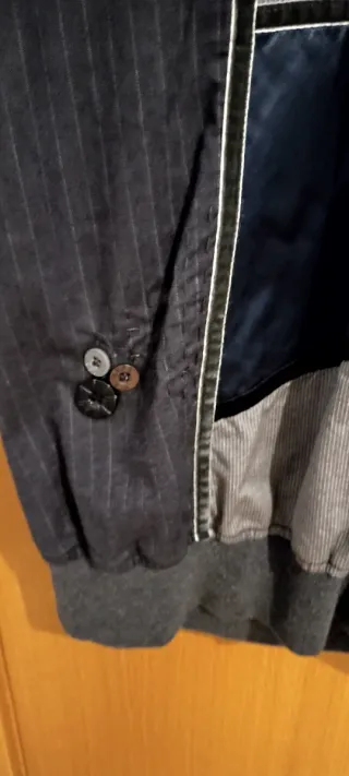 Vestido Desigual Azul y Gris