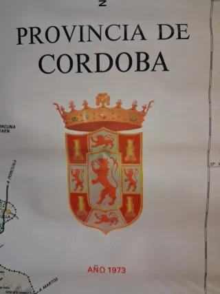 Mapa Caja Ahorros Córdoba 1973