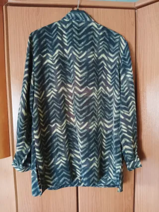 Camisa T. 52 Beige y Negra