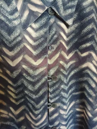 Camisa T. 52 Beige y Negra