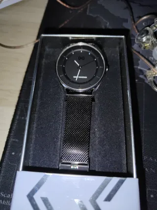 Reloj Mark Maddox Negro y Plateado