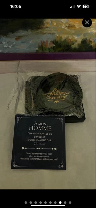 Bracciale CheersLife nero per uomo