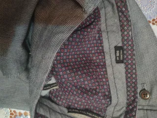 Pantalone Giorgio Armani Uomo Grigio