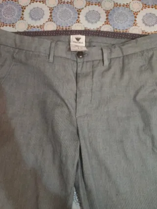 Pantalone Giorgio Armani Uomo Grigio