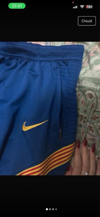 Pantaloni tuta Nike FC Barcelona blu
