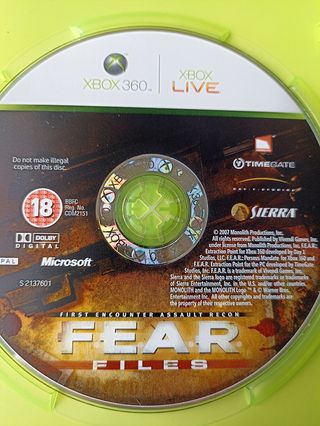 F.E.A.R. Files Xbox 360