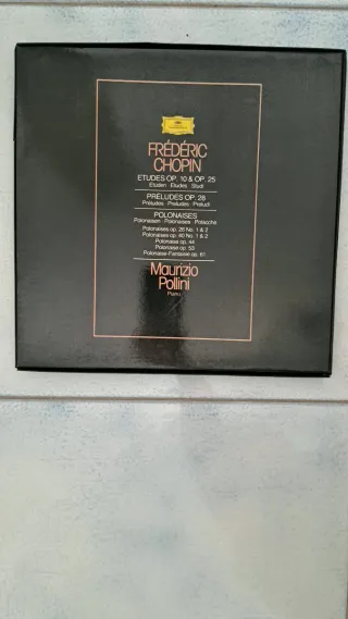 Cofanetto 3 LP Chopin Pollini - Etudes, Polonaises